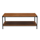 Direct 2-Tier Walnut Finish Coffee Table Living and Home 