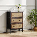 Natural Rustic Rattan Cabinet Living and Home 