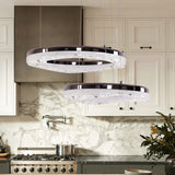 Lightsin Pearl Black Wave LED Pendant Light in Aluminum Alloy Lightsin UK 