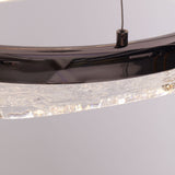 Lightsin Pearl Black Wave LED Pendant Light in Aluminum Alloy Lightsin UK 