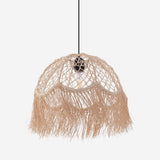 Lightsin Bohemian Woven Rattan Dome Pendant Light for Cozy Interiors Lightsin UK 