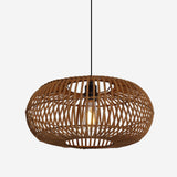 Lightsin Natural Bamboo Woven Round Pendant Light for Warm Interiors Lightsin UK 