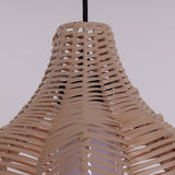 Lightsin Minimalist Handmade Wooden Rattan Pendant Light Lightsin UK 