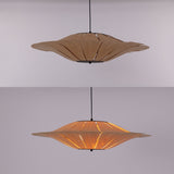 Lightsin Serene Wood Veneer LED Pendant Light with Tranquil Disc Design Lightsin UK 