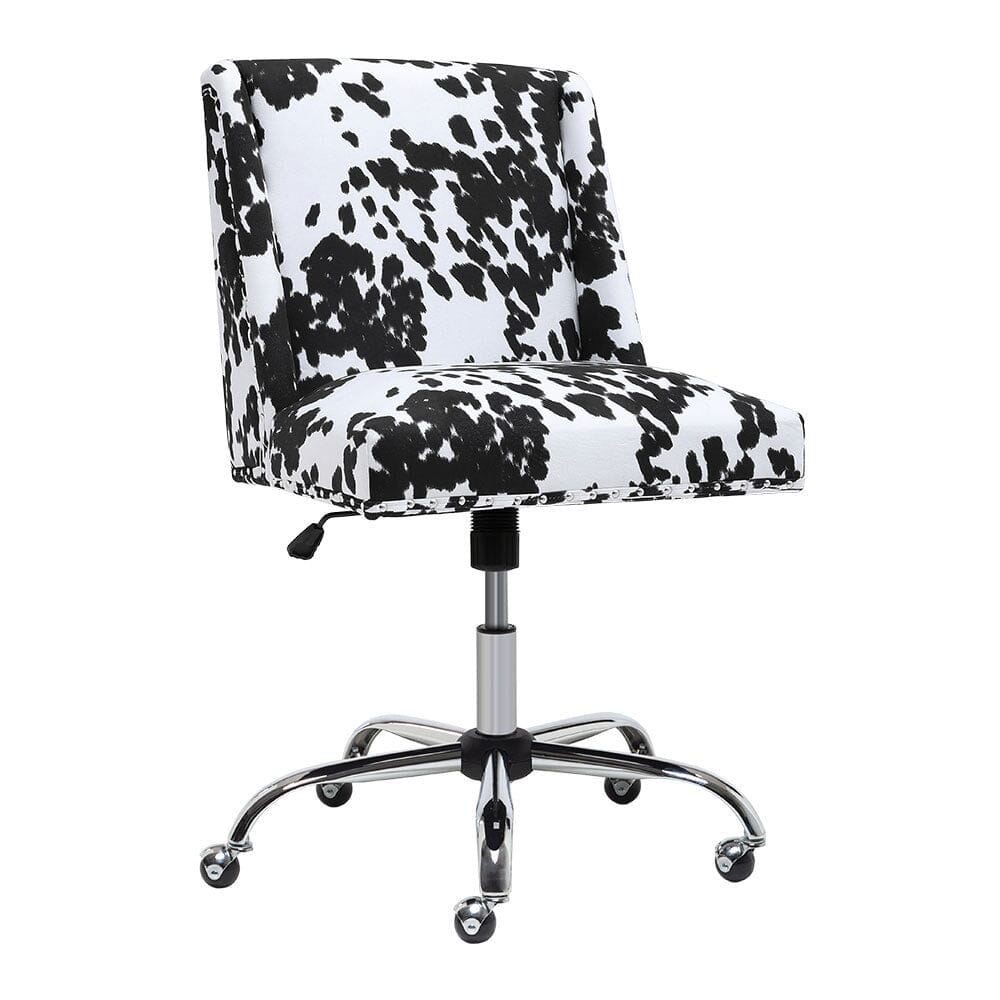 Milk Cow Print Swivel Office Chair Home Office Chairs Living and Home 