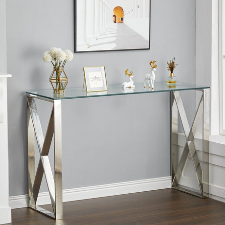 X-Frame Contemporary Console Table Console Tables Living and Home 