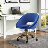 Velvet Swivel Office Chair Height Adjustable Home Office Chairs Living and Home 