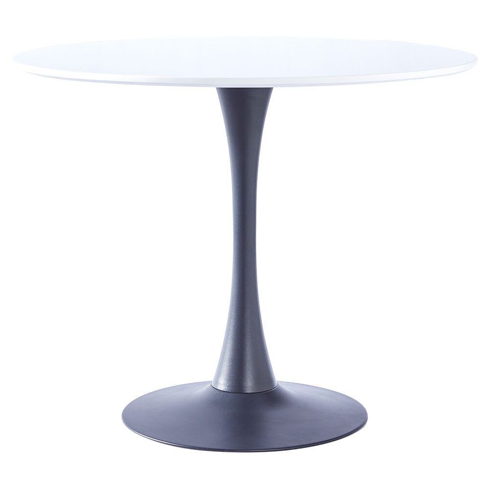 90cm Dia Modern Round Dining Tables Tulip Table with Metal Base Dining Tables Living and Home 