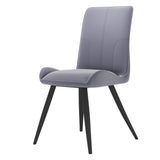 Modern Set of 2 Velvet Upholstered Dining Chairs Living and Home 