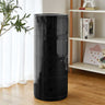 76cm Height Cylindrical 4-Tier Plastic Storage Drawer Unit Storage Drawers Living and Home Black 