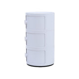 Componibili Round Storage Unit with 3 Elements Storage Drawers Living and Home 