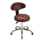 Adjustable Brown Work Stools with Soft Padding, Set of Two Living and Home 