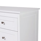 Classic White Large Storage Cabinet Living and Home 