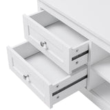 Classic White Wooden TV Stand Living and Home 