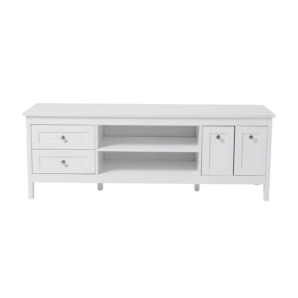 Classic White Wooden TV Stand Living and Home 