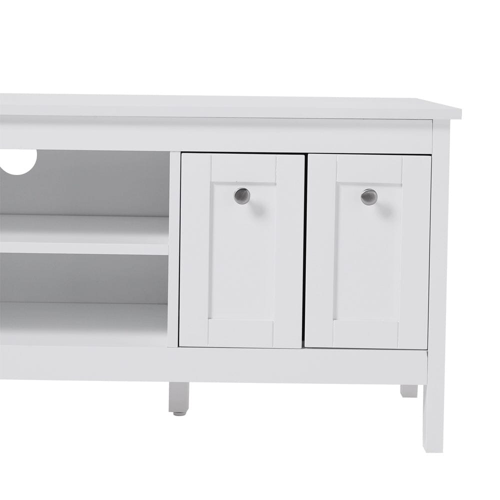 Classic White Wooden TV Stand Living and Home 