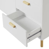 Modern Accent Storage Cabinet with Doors and Drawers Living and Home 