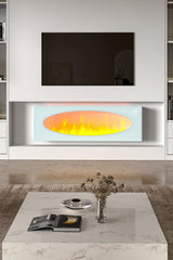 42 Inch Freestanding Electric Fireplace 2000W 7 Vibrant Colours Wall Mounted Fireplaces Living and Home 