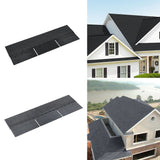 18/36Pcs Premium Rectangular Asphalt Bitumen Waterproof Roofing Shingles Roofing Living and Home 