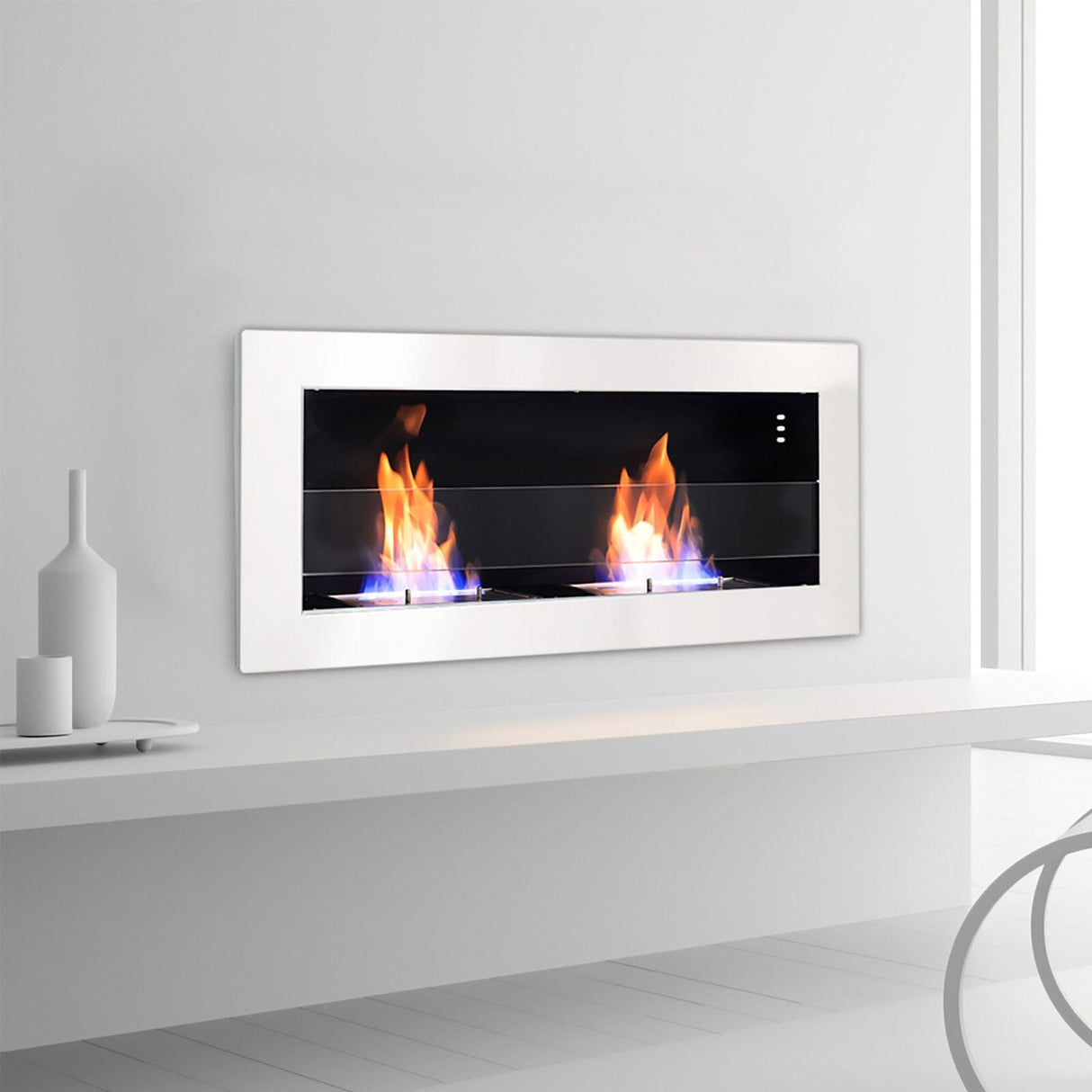 Smallbee Stainless Steel Wall Mount Bioethanol Fireplace Insert Smallbee UK 