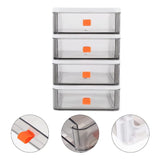 Transparent Stationery Cosmetic Storage Box Living and Home 