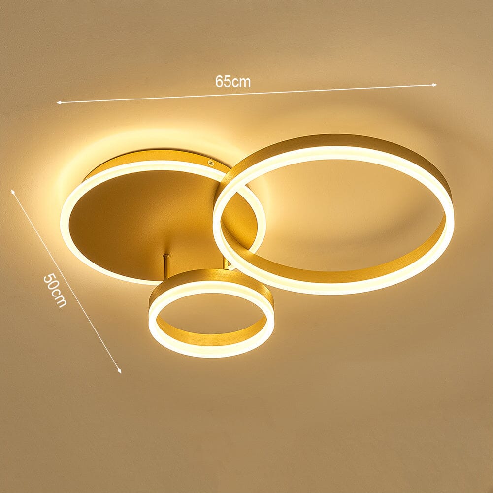 2/3.5 ft Circles Ceiling Light with LED Dimmable/Non-Dimmable Ceiling Lights Living and Home 