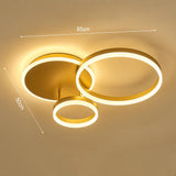 2/3.5 ft Circles Ceiling Light with LED Dimmable/Non-Dimmable Ceiling Lights Living and Home 