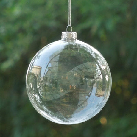 【Only glass bottles】 5 Pack Glass Ornament Balls for Christmas Tree Decor (Discount) Living and Home 