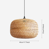 Lightsin Natural Bamboo Woven Pendant Light for Warm Ambient Spaces Lightsin UK 