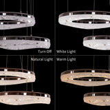 Lightsin Pearl Black Wave LED Pendant Light in Aluminum Alloy Lightsin UK 