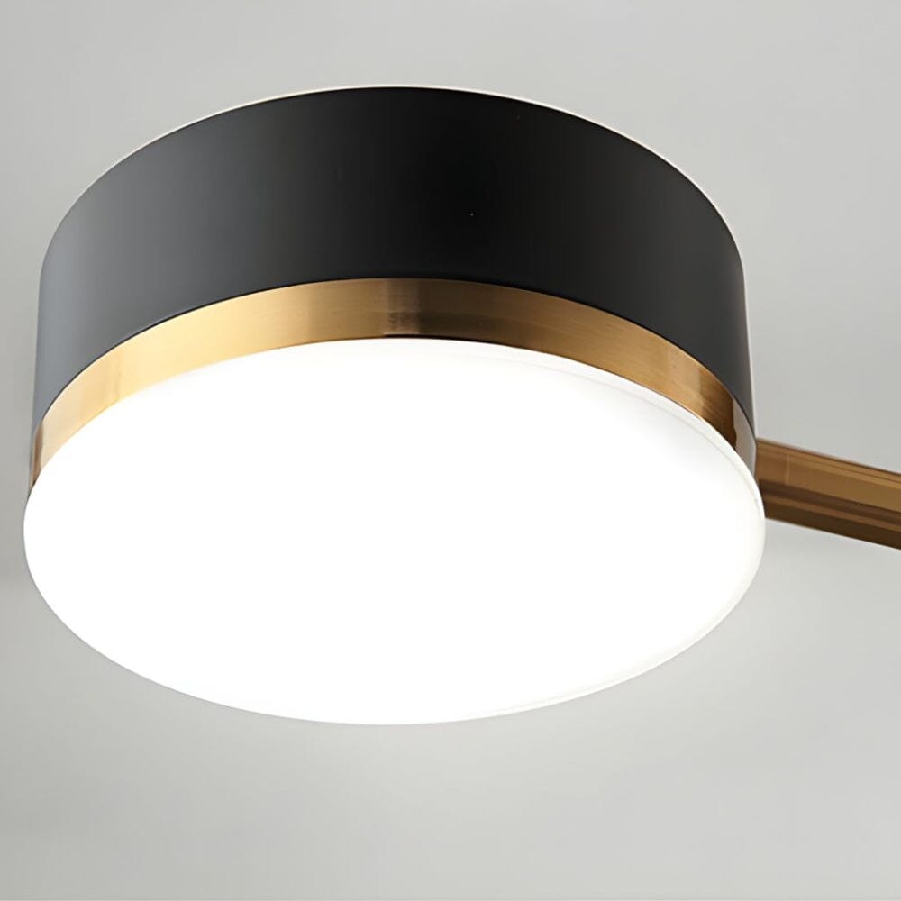 Lightsin Minimalist Gold and Black Ceiling Light Lightsin 