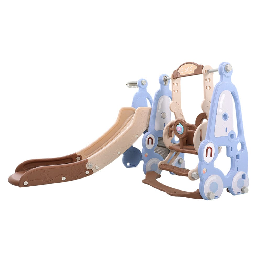 Musical Adjustable Swing and Slide Set for Kids Swing & Slide Living and Home 