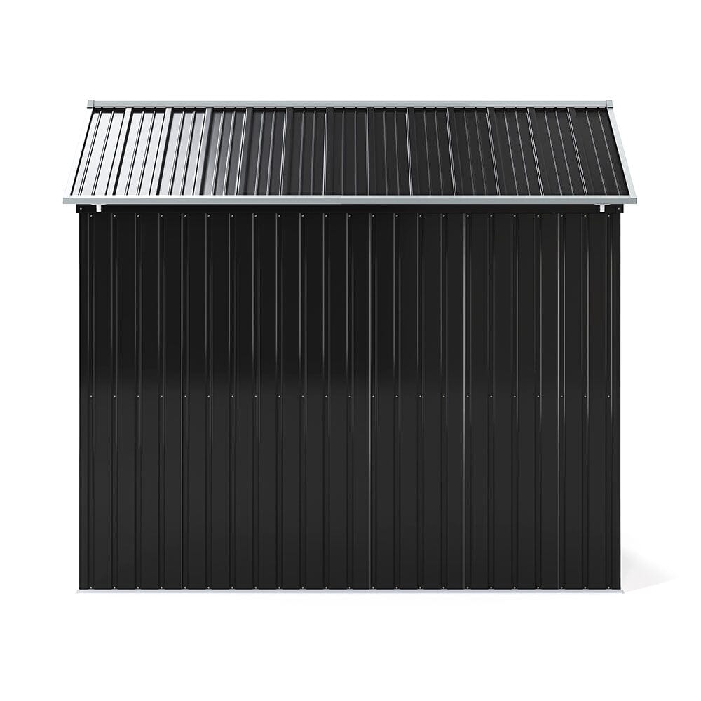 8.3 x 5.4ft Metal Apex Roof Garden Shed Outdoor Storage House Living and Home 