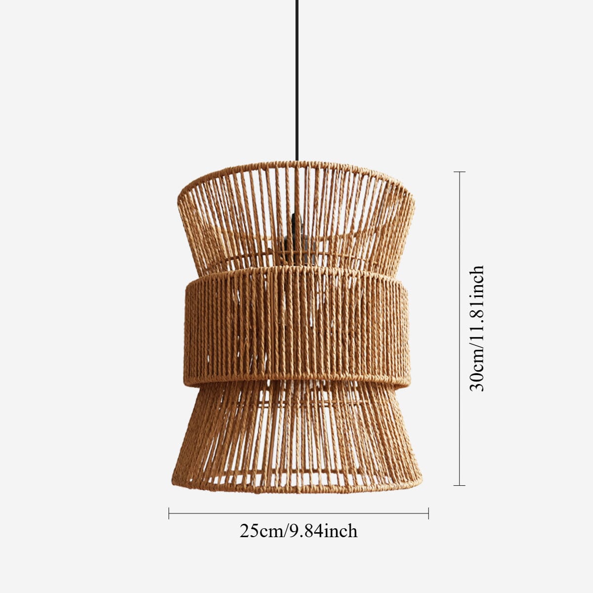 Lightsin Artisanal Handwoven Eco-Friendly Circular Pendant Light Lightsin UK 