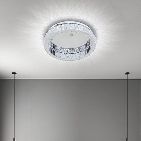 50cm Dia Modern Round Crystal Ceiling Light Living and Home 