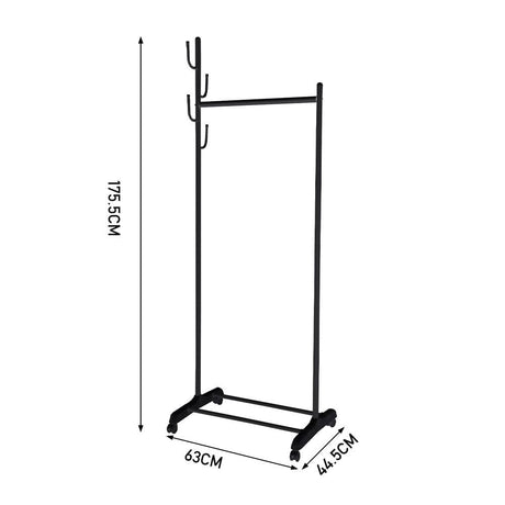 Lifeideas Garment Hanging Rack on Wheels Living and Home 