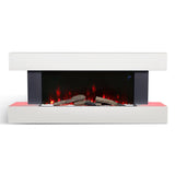 Contemporary Wall Mounted/Freestanding Fireplace Mantel for Living Room Fireplace Suites Living and Home 