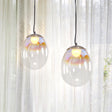 Lightsin Pendant Ceiling Light with Elegant Nebula Coloured Glass Lightsin UK 