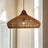 Lightsin Bell-Shaped Handcrafted Bamboo Kitchen Pendant Lighting Lightsin UK 40 cm Dia ×25 cm H 