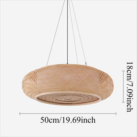 Lightsin Natural Bamboo Pendant Light for Warm Ambiance Décor Lightsin UK 