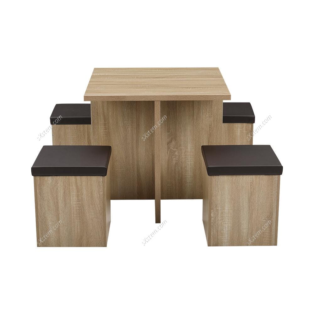 Table and 4 Stools Set Living and Home 