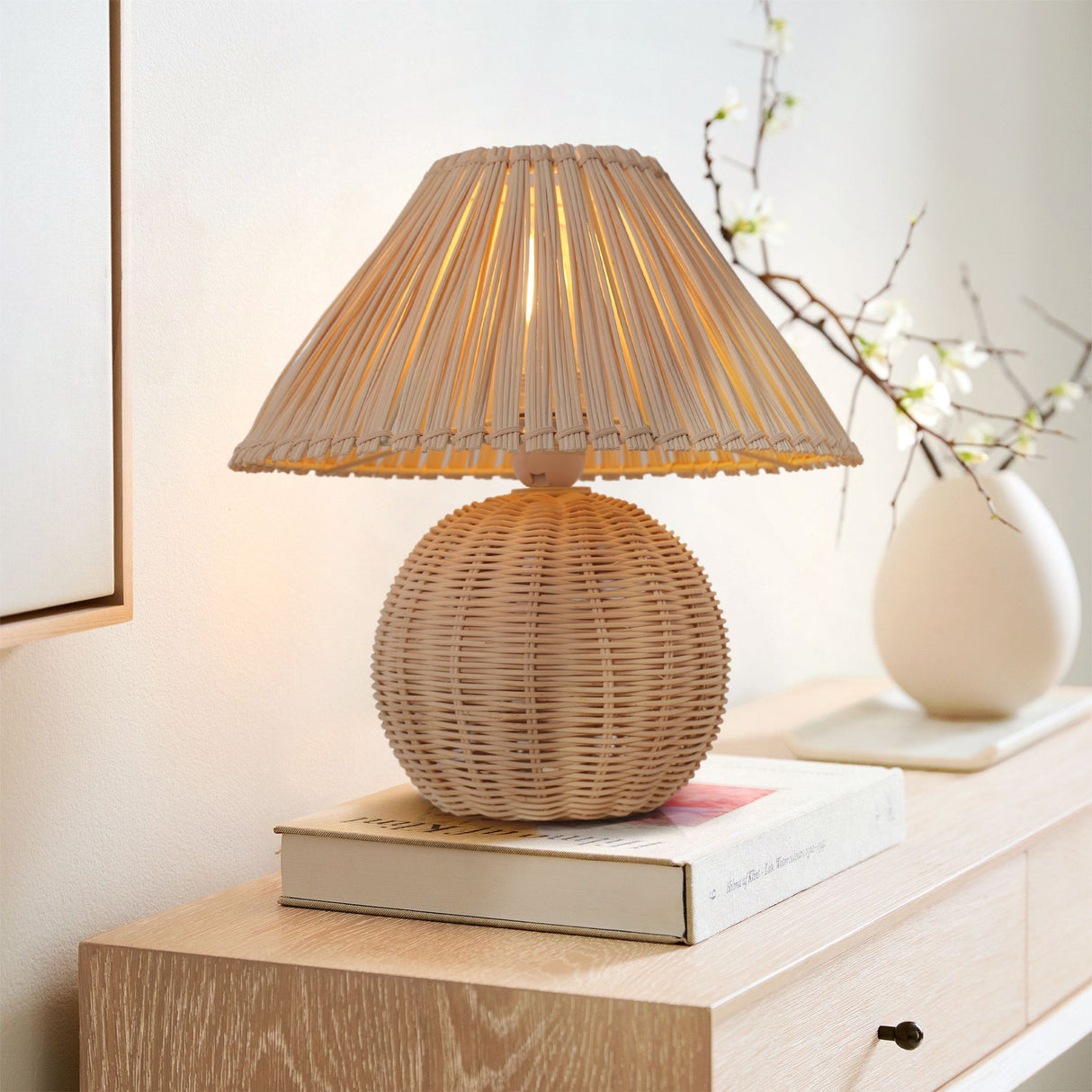 Lightsin Eco-friendly Handwoven Rattan Table Lamp Lightsin UK 