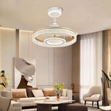 Lightsin Whisper-Quiet Reversible Acrylic and Metal Ceiling Fan Light Lightsin UK In Stock 