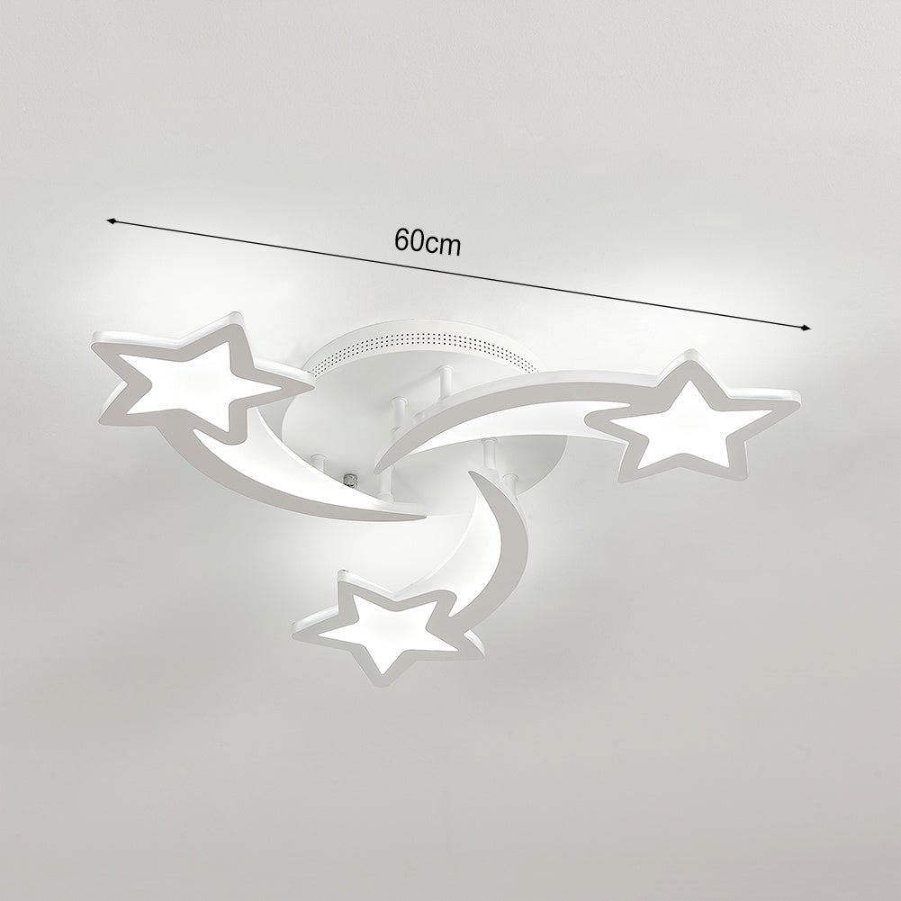 Modern LED Ceiling Light with Star Lampshades Ceiling Light Living and Home 