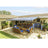 Retractable Patio Awning - Manual Shelter - Blue & White Awnings Living and Home 