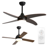 Ceiling Fan Light with LED Lamp & Remote Control 48Inch/42Inch Ceiling Light Living and Home 