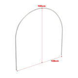 High-quality Galvanized Zinc Iron Greenhouse Hoop with Easy-Grip Clips Greenhouses Living and Home 