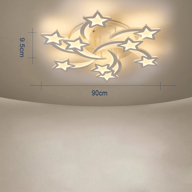 Modern LED Ceiling Light with Star Lampshades Ceiling Light Living and Home 