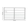 Durable Galvanized Metal Field Farm Gate Farm Gates Living and Home 9FT/2.4M 