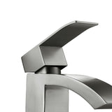 Modern Bathroom Mixer Tap Single Handle Stainless Steel Basin Taps Living and Home 